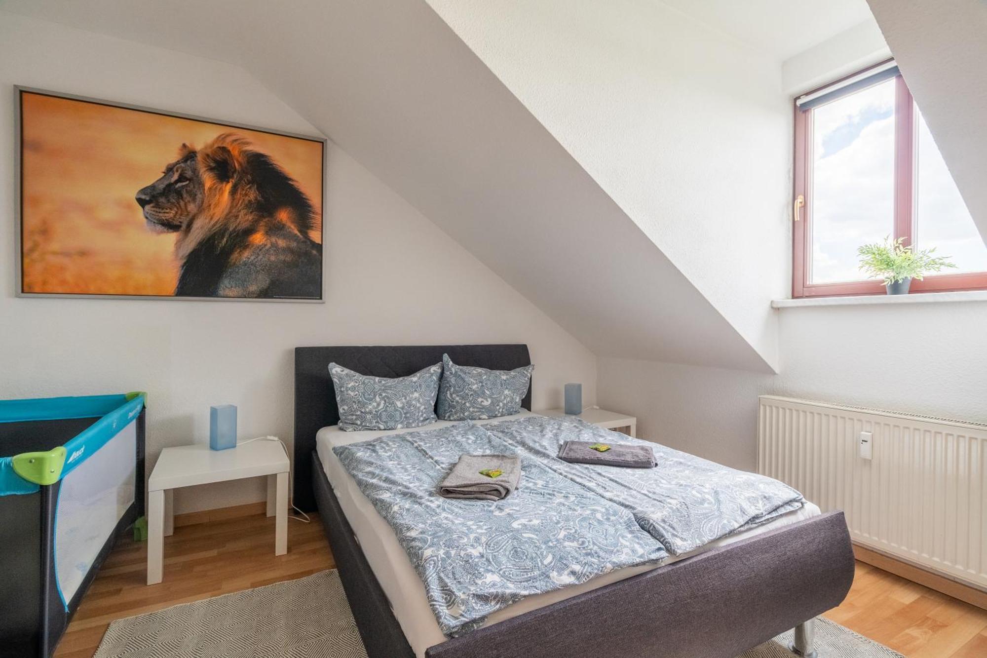 Gemuetliche Dachgeschosswohnung -Waldstrassenviertel Leipzig Dış mekan fotoğraf